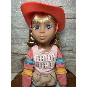Glitter Girls 14" Doll Western Cowgirl Outfit Giddy Up Hat Boots Blonde Hair